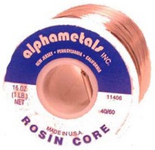 16-oz., .093-Diameter Leaded Electrical Solder