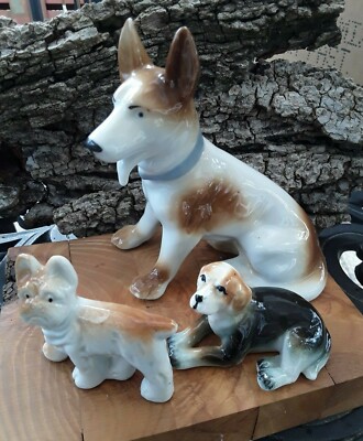 large dog figurines