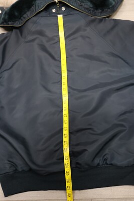 ALPHA INDUSTRIES N2B Vintage 80s Navy blue Nylon Bomber Jacket