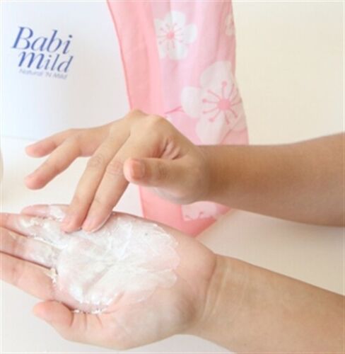 3 x Babi Mild Ultra Mild Whiten Bright Sakura Baby Powder 45 g - Picture 5 of 9