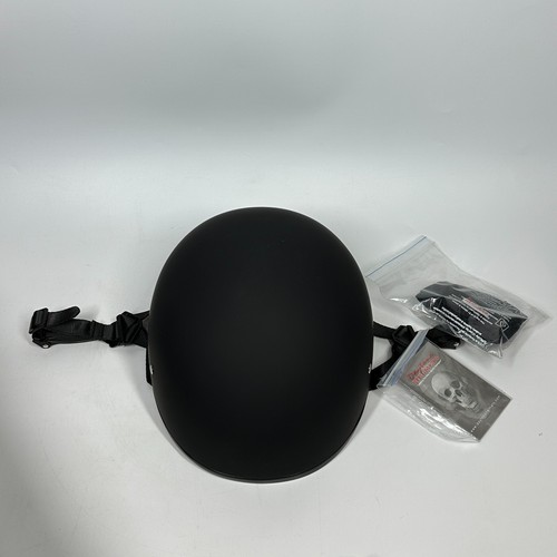 Daytona Skull Helmet Dull Black Half Helmet Quick Release DOT - MULTIPLE SIZES - Bild 3 von 26