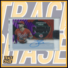 2022 Topps Clearly Authentic BB Jonathan India Generation Now Auto Purple 09/10