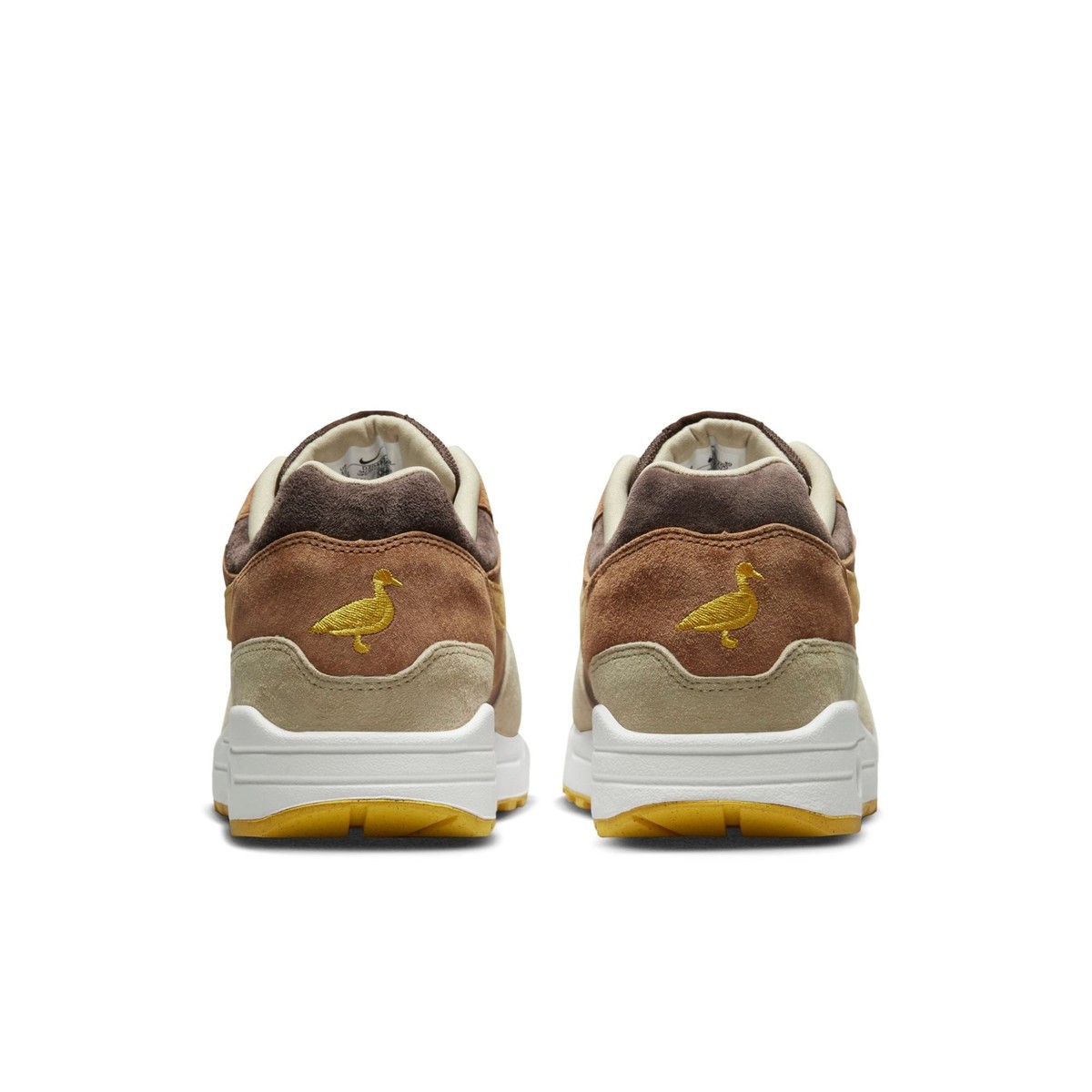 DZ0482-200] Mens Nike Air Max 1 PRM 'Duck Pecan Yellow Ochre