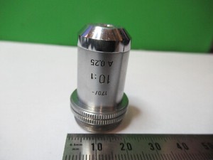 LEITZ WETZLAR Objektiv 10X /170 Optiken Mikroskop Ersatzteil #R7-B-88