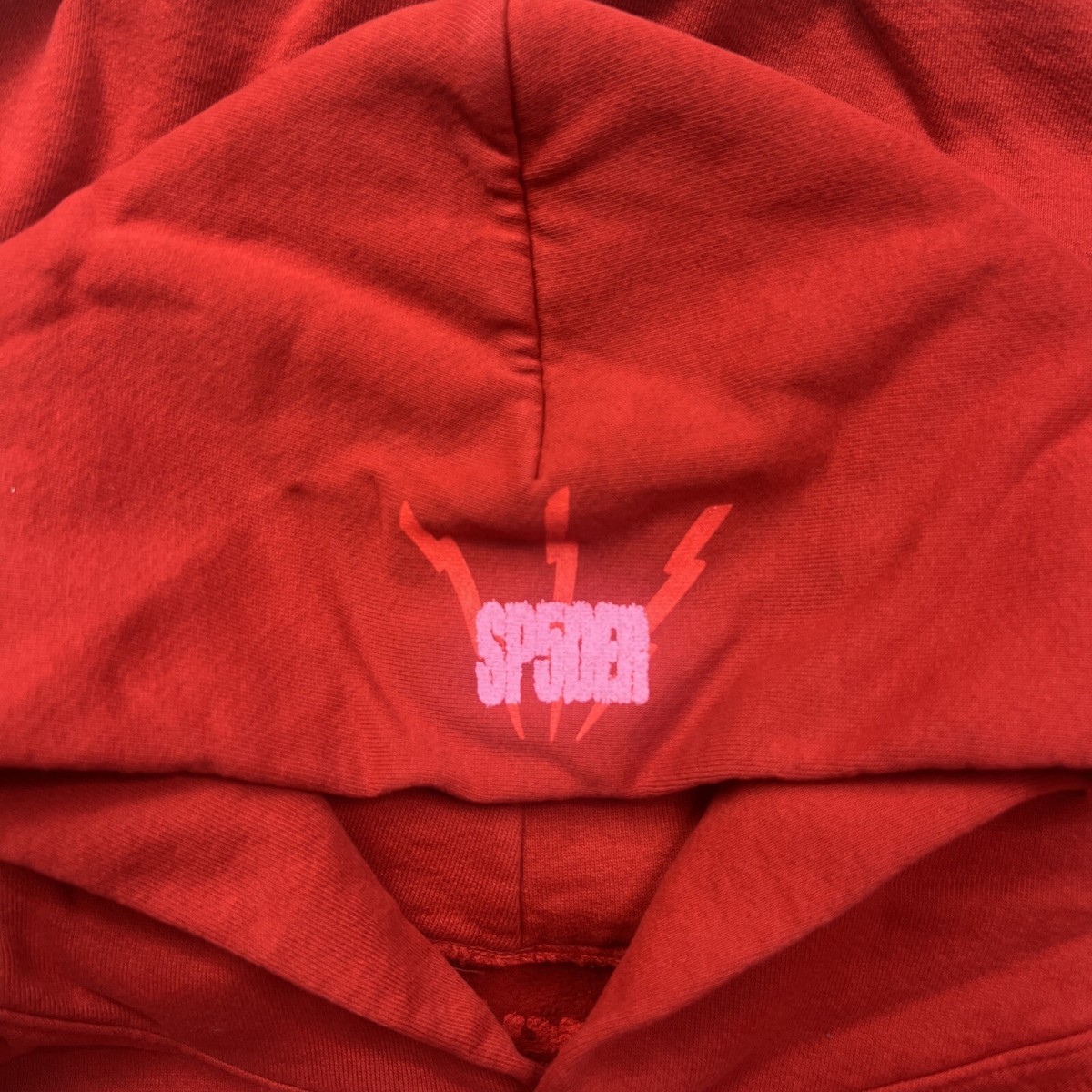 Sp5der Worldwide Red Angel Number 555 Hoodie - MEDIUM | eBay