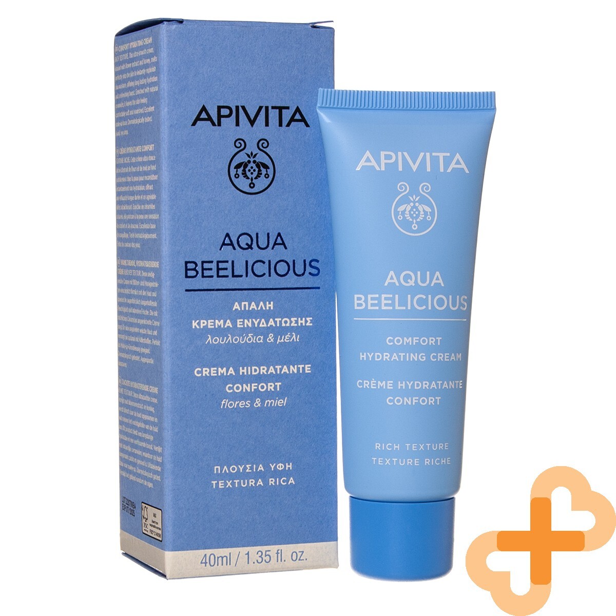 APIVITA AQUA Beelicious Comfort Face Cream for Dry Skin 40 ml Flowers and Honey