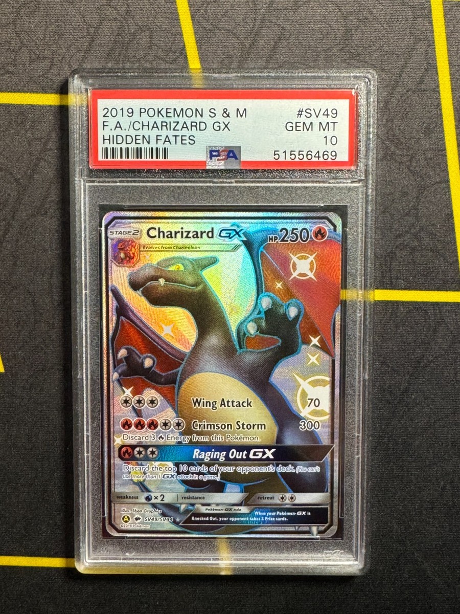 Charizard GX SV49/SV94 Hidden Fates Full Art Pokemon TCG