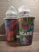 Bacardi Enamel Cup Set Of 8 Tropical