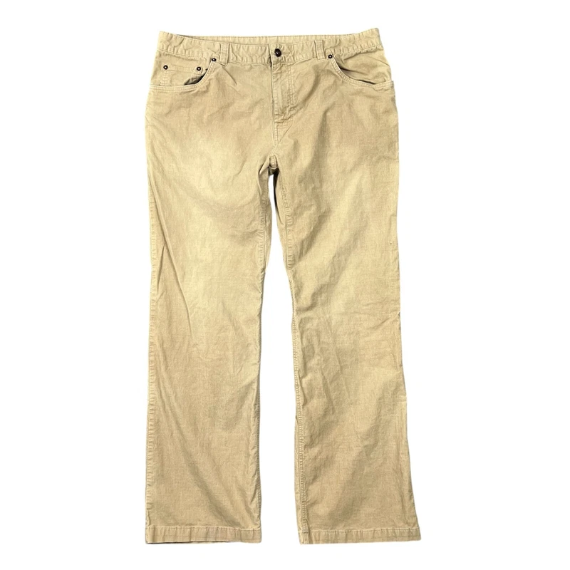 prana sustainer corduroy stretch straight outdoors casual pants