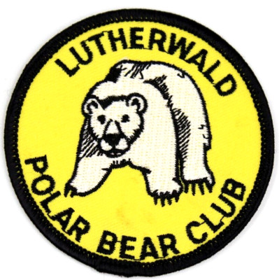 Camp Lutherwald Polar Bear Club Patch Lutheran ELCA Religious Youth Indiana IN