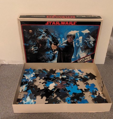 Star Wars Return of The Jedi 150 PC Puzzle 1983 - NO Poster Waddingtons Luke - Picture 2 of 5