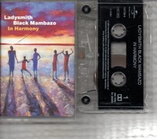 LADYSMITH BLACK MAMBAZO - In Harmony - Cassette Tape Album Playtested 