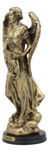 Estatua Ebros Arcángel Gabriel Iglesia Católica Bizantina 8" de altura - Imagen 2 de 8