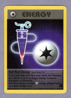 Pokemon ENERGY Full Heal Energy   81/82 ENG Uncommon Uncommon