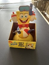 2007 SpongeBob SquarePants Squirt n' Snorkel Play Spinning water Sprinkler Toy