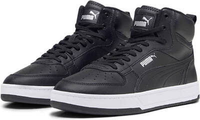 Puma Caven 2.0 Mid WTR Herren Schwarz Turnschuhe Stiefel Leder Winter 392333-02