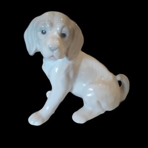 Royal Crown Retriever Puppy Dog Figurine Japan 5 3/4" Pointer