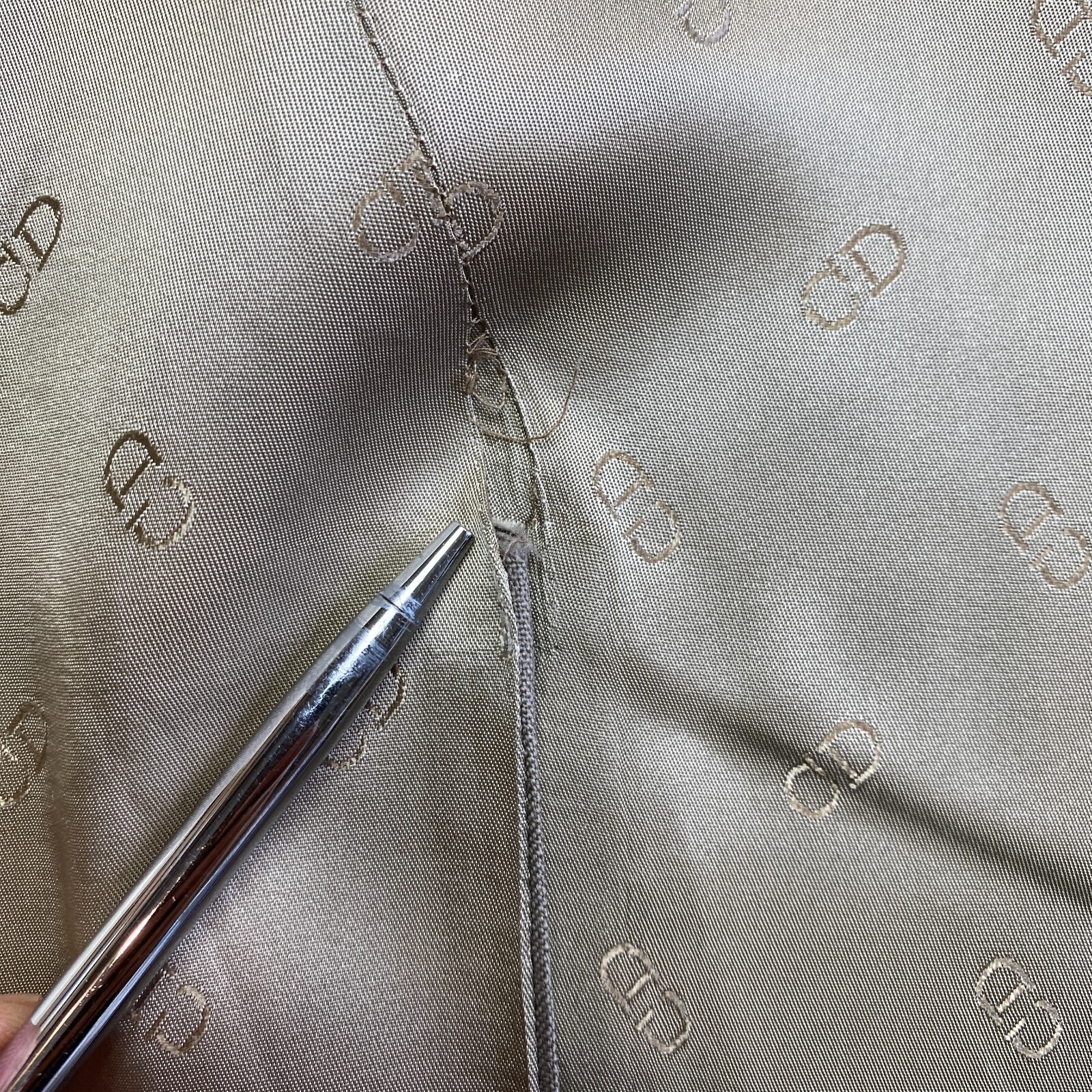 Vintage Christian Dior Le Connaisseur Blazer Mens 42 Tan 100% Wool Jacket Notch  thumbnail 13