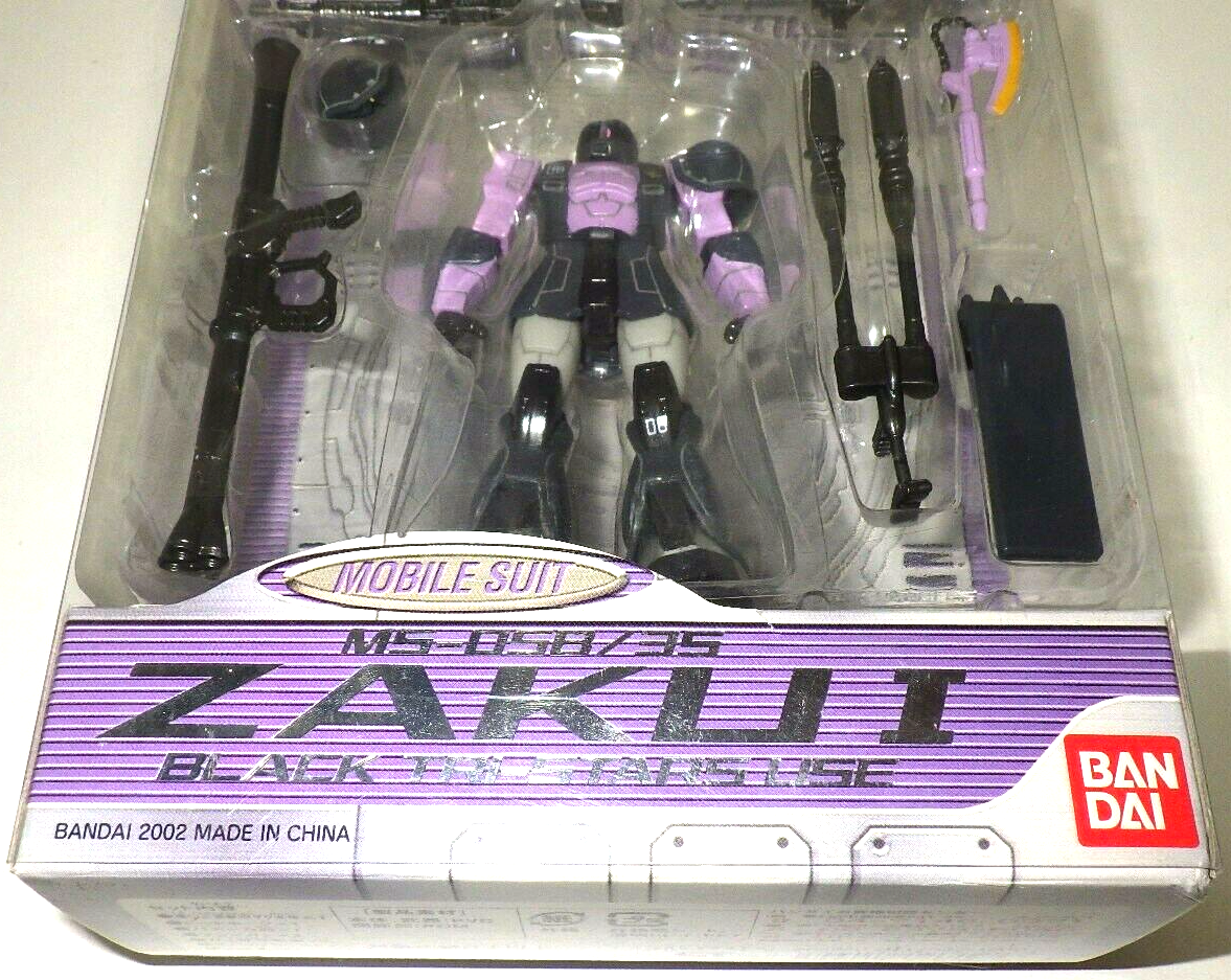 MIA MS-05B/3S ZAKU I BLACK TRI-STARS  3種 Bandai Gundam MSIA MIA MS-05B/3S ZAKU Ⅰ Black Tri-Stars Use