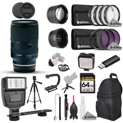 Tamron 28-200mm f/2.8-5.6 Di III RXD Lens - 23pc 64GB Ultra Bundle