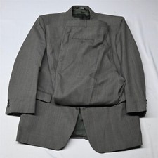 Vtg Botany 500 46L 40x30 Brown Glenn Check USA Made Wool Mens Jacket Pants Suit