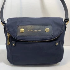MARC JACOBS  Shoulder bag Marc Jacobs Size medium color navy blue gold hardware