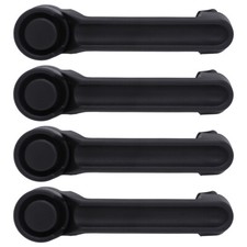 4x For 2007-2017 Jeep Wrangler Outside Door Handles Black Textured Exterior