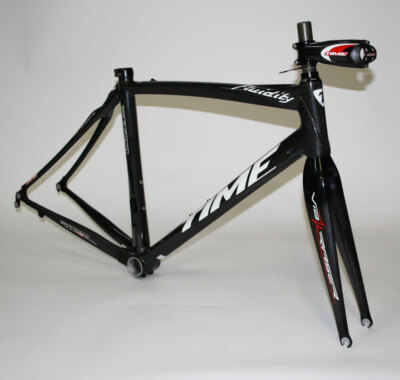TIME Telaio Bici da Corsa Fluidity Nero | eBay