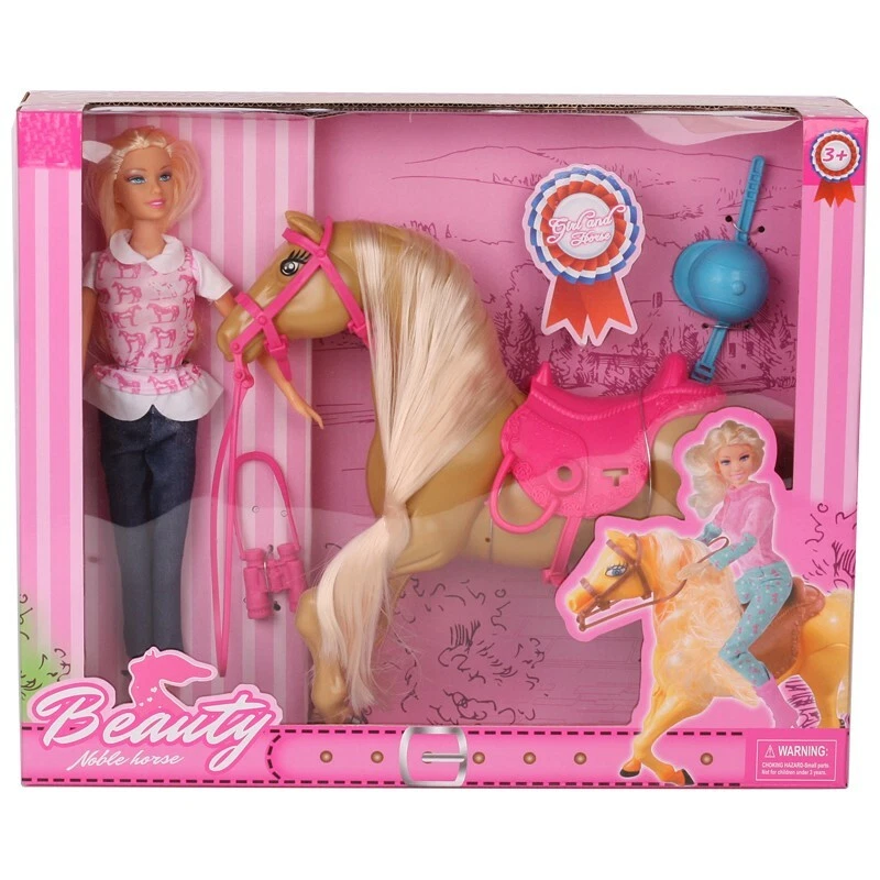 Horse and doll sale set
