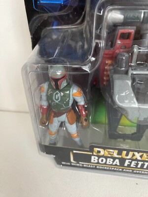 STAR WARS THE POWER OF THE FORCE DELUXE BOBA FETT FIGURE KENNER STAR WARS THE POWER OF THE FORCE DELUXE BOBA FETT FIGURE KENNER