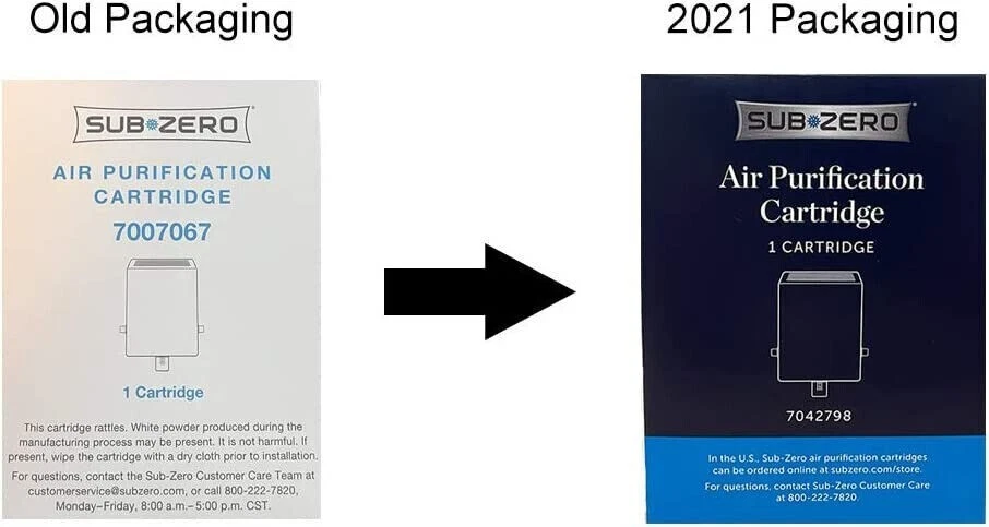 Sub-Zero 7007067 7042798 Refrigerator Air Purification Cartridge Pack of 4 - Image 4 of 4