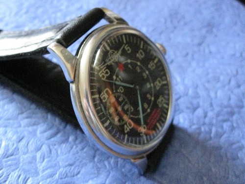 MARRIAGE Vintage MILITARY WristWatch Air reconnaiss Converted Pocket Watch USSR  - Picture 2 of 9