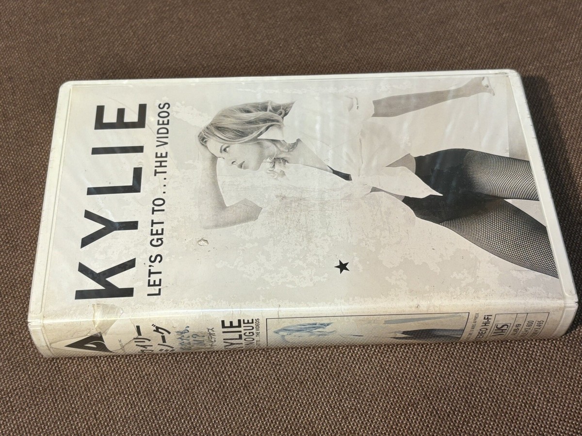 Sealed KYLIE MINOGUE Let's Get To.. The Videos JAPAN VHS VIDEO