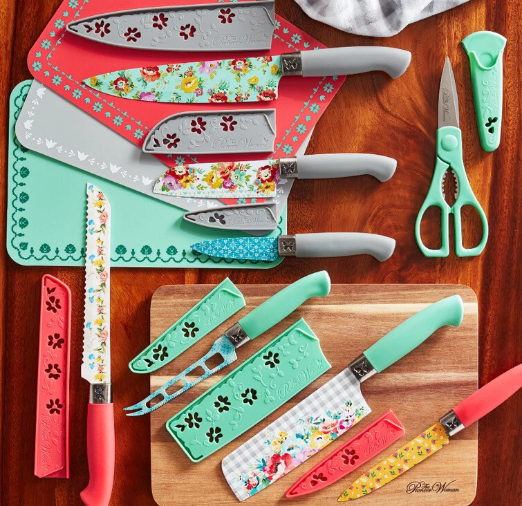 Pioneer woman knife set deals