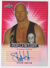 Stone Cold Steve Austin 2018 Leaf Pop Century Signatures Metal Autograph Card /3