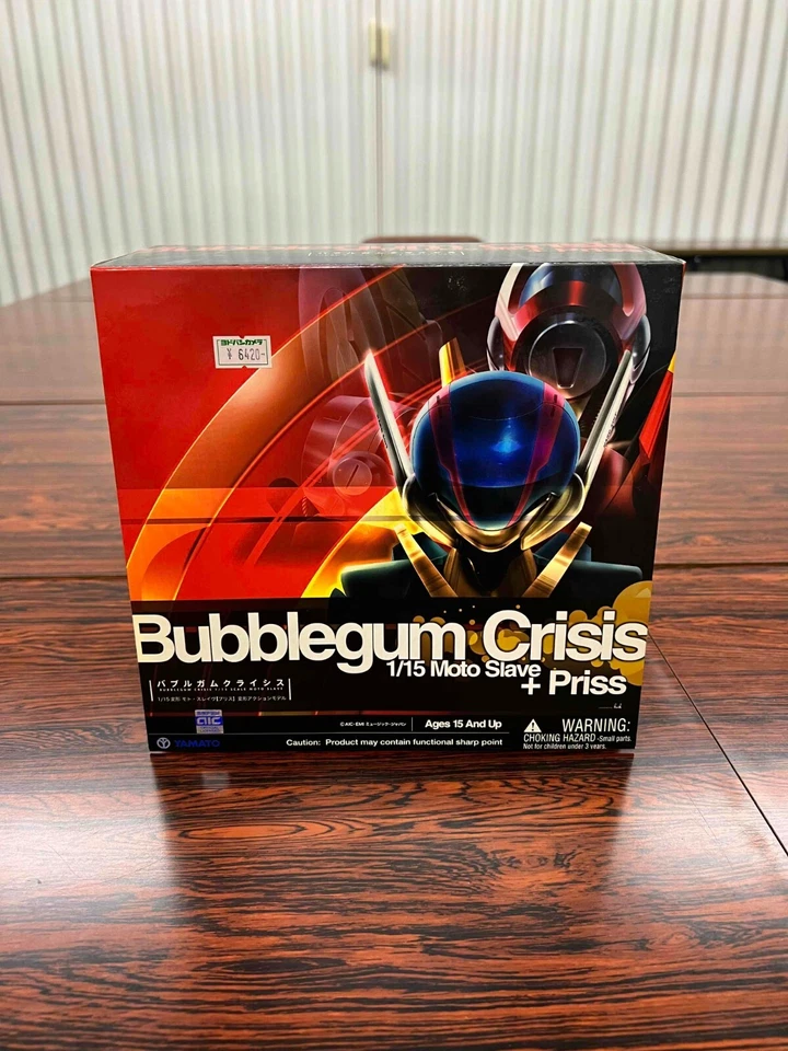 Figura YAMATO Bubblegum Crisis 1/15 Moto Slave + Priss de Japón Foto 2 de 4