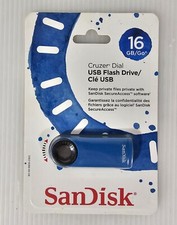 SanDisk Cruzer Dial 16GB USB Flash Drive NEW