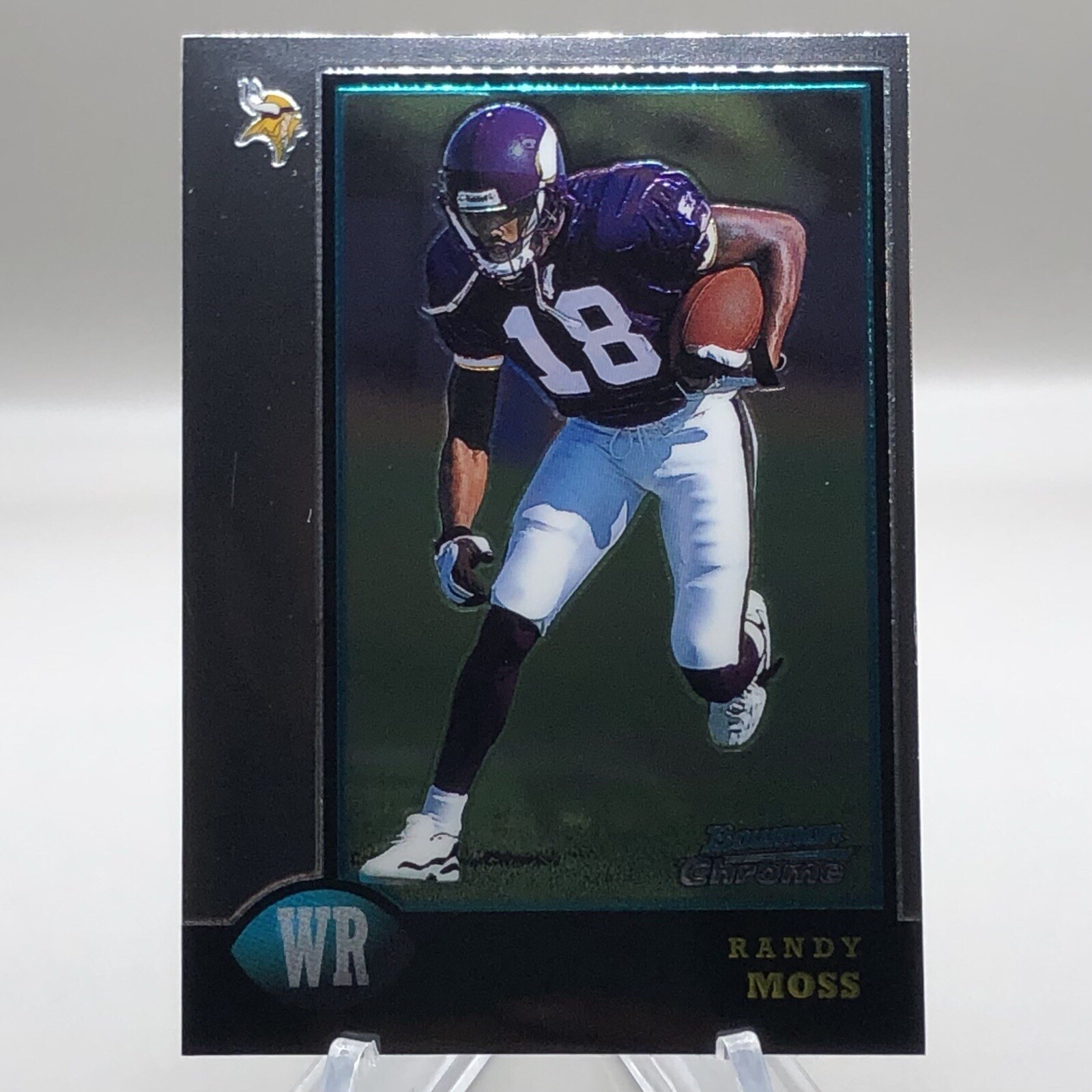 1998 Randy Moss Bowman Chrome #182 Rookie Card RC 