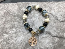 1 PC Handmade Bohemian Beaded Stackable Stretch Bracelet Set New Free Ship 5562