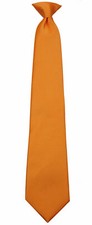 Men's Classic Bronze Clip On Necktie Business Weddings Formals Party Occasions