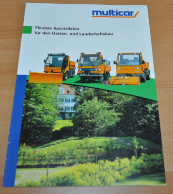 Multicar Flexible Model Range Truck DDR Brochure Prospekt