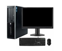 HP 8300 Elite SFF PC Set - Fast Intel i5 3rd Gen 4GB RAM 256GB SSD WiFi -W10 Pro
