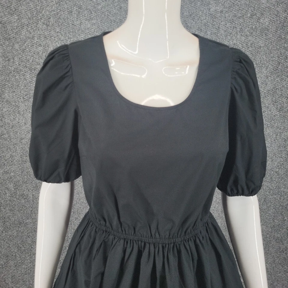 Девочка с изгибами сплетенный пеплум верхний XX-маленький размер черный модный каждый день футболка - Изображение 4 из 4