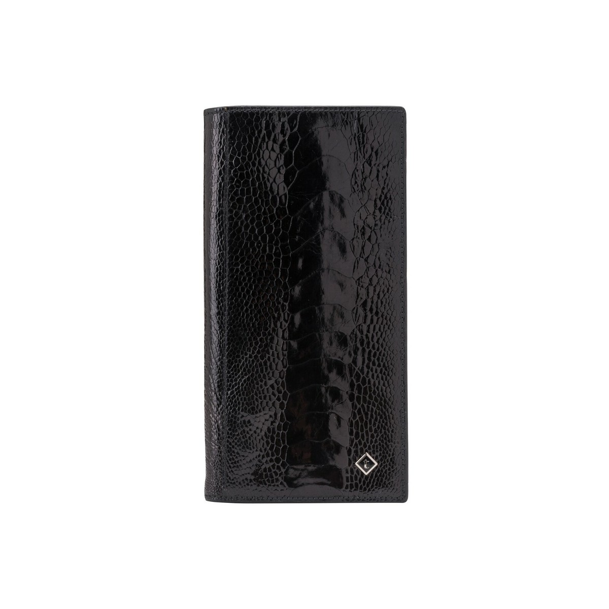 $950 Testoni Bologna Black Document Holder Long Wallet Genuine