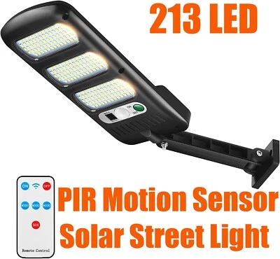 Super Bright LED Solar Motion Sensor Light Garden Outdoor Street Wall Lamp