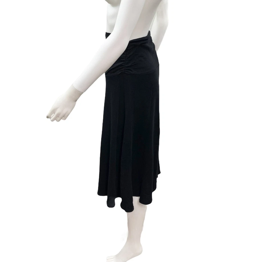 Falda de punto negra lisa talla única Michael Stars para mujer Foto 2 de 4