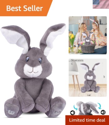 Milo Bunny Interactive Plush with Peek-a-Boo & Songs - Perfect for Easter Gifts