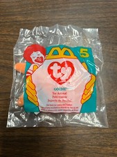 TY Teenie Beanie Baby McDonalds 5 Goldie - NEW  Rare w/Errors 1993/1996