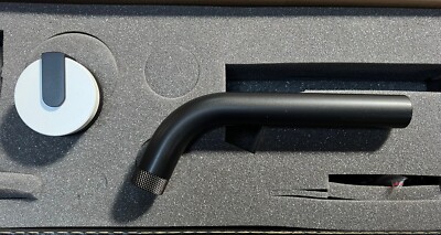 Graff G-11535-R1WT-L1MBK-MB Wall Mount Bathroom Faucet - Matte Black / White