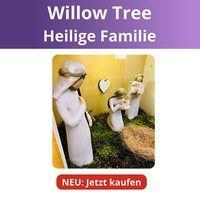 ❤️ Willow Tree Figur Krippenfiguren Heilige Familie Maria Jesus 26005 Nativity